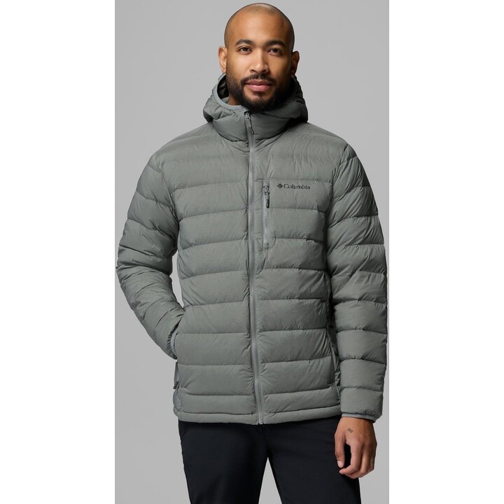 Chaqueta con capucha Columbia Drift Peak Stretch Down, 759825, verde salvia Sedona, talla M