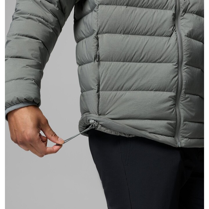 Chaqueta con capucha Columbia Drift Peak Stretch Down, 759825, verde salvia Sedona, talla M