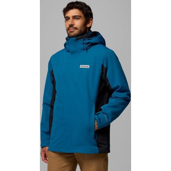 Chaqueta 3 en 1 «Interchange» de forro polar Bugaboo IV de Columbia, 759894, azul Phoenix y negro, talla L