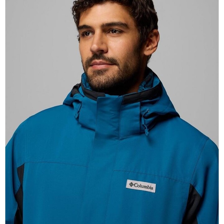 Chaqueta 3 en 1 «Interchange» de forro polar Bugaboo IV de Columbia, 759894, azul Phoenix y negro, talla L