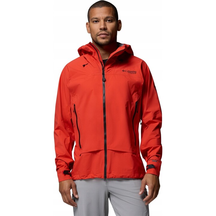 Chaqueta Columbia Saudan Pro 3L Shell 761241 Super Sonic, talla M