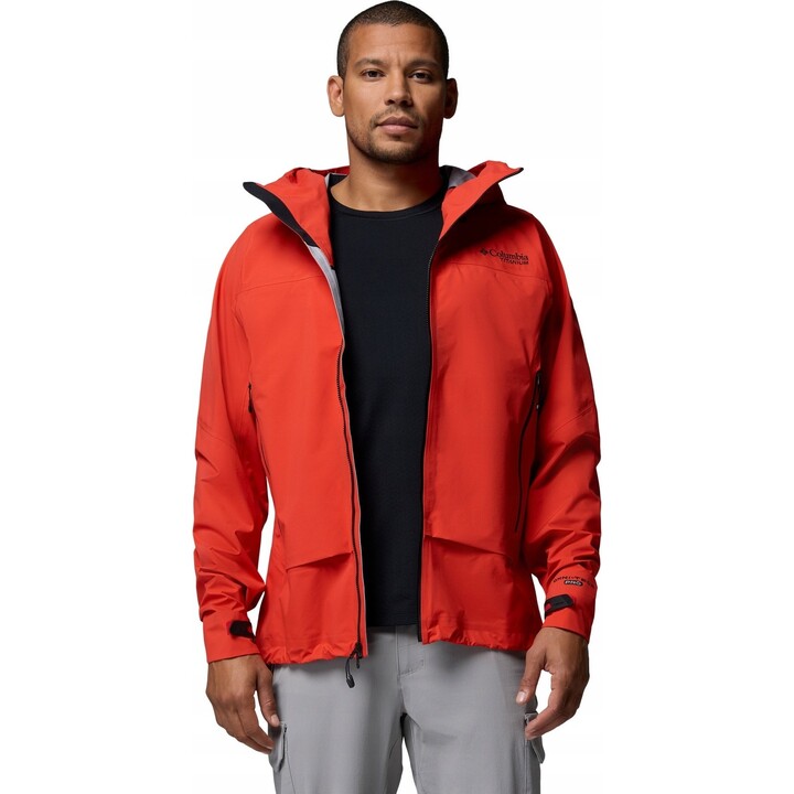 Columbia Saudan Pro 3L Shell Jacket 761241 Super Sonic Medium