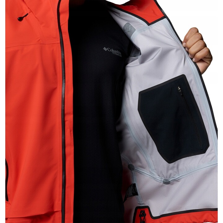 Chaqueta Columbia Saudan Pro 3L Shell 761241 Super Sonic, talla M