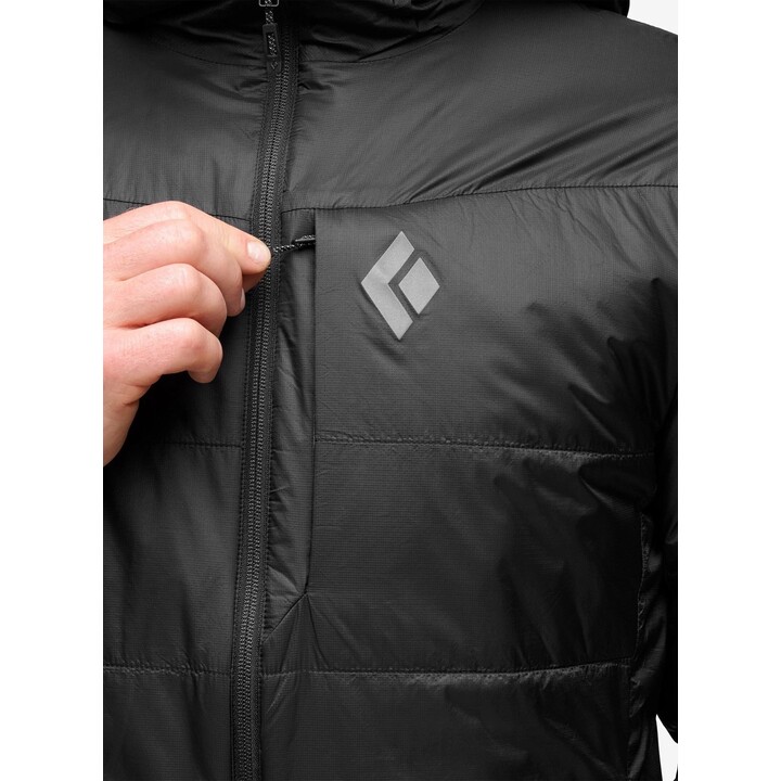 Black Diamond Solution 2.0 Isolierte Kapuzenjacke 767002 Schwarz L