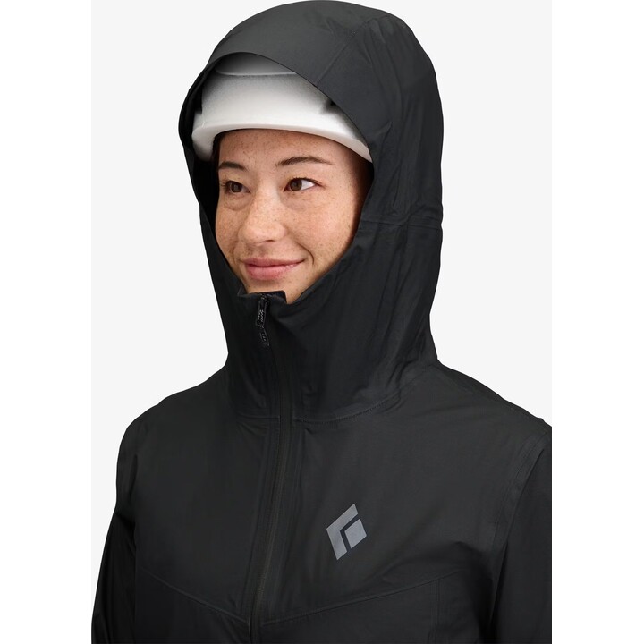 Black Diamond Deploy 3L Womens Running Shell Jacket 736650 Black Small