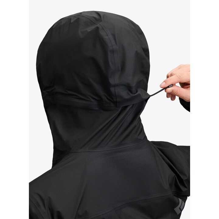 Black Diamond Deploy 3L Womens Running Shell Jacket 736650 Black Small