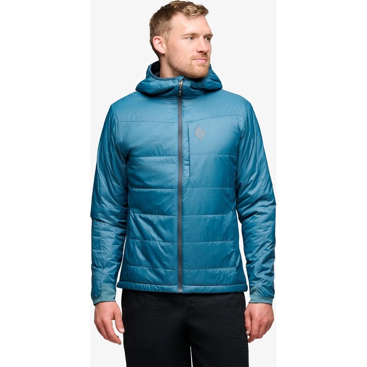 Black Diamond Solution 2.0 Insulated Hooded Jacket 767000 Creek Blue Medium