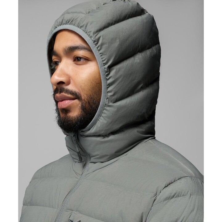 Chaqueta con capucha Columbia Drift Peak Stretch Down 760068, color verde salvia Sedona, talla L