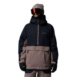 Anorak de esquí Columbia Coreshot Shell 760124, negro hierro, talla L