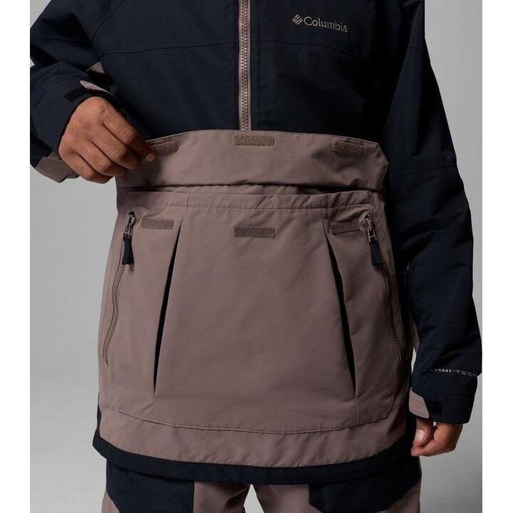 Anorak de esquí Columbia Coreshot Shell 760124, negro hierro, talla L