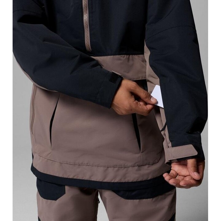 Anorak de esquí Columbia Coreshot Shell 760124, negro hierro, talla L