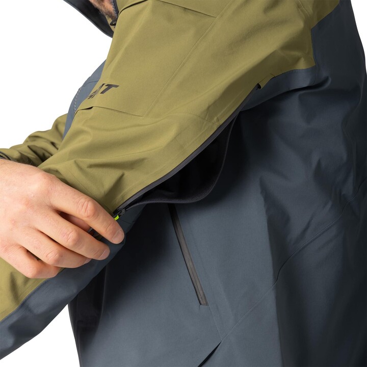 Chaqueta Dynafit Tigrad GTX GORE-TEX 757711, verde militar, talla M
