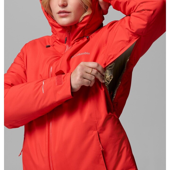 Chaqueta aislante para mujer Columbia Trailborne 759794, rojo amapola, talla S
