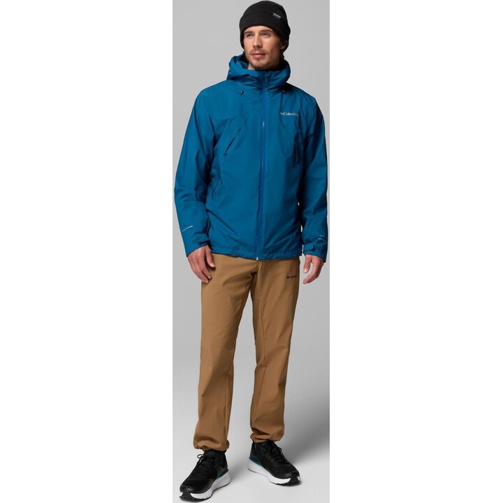 Chaqueta Columbia Trailborne 3 en 1 Interchange 760147, azul Phoenix, talla M