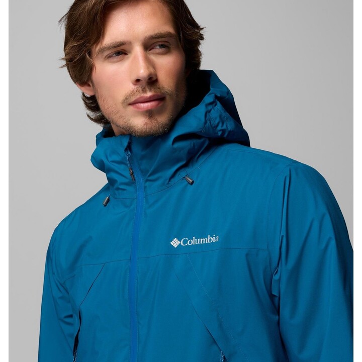 Chaqueta Columbia Trailborne 3 en 1 Interchange 760147, azul Phoenix, talla M