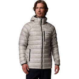 Casaco com capuz Columbia Arctic Crest Down 761051, cinzento ardósia, tamanho L