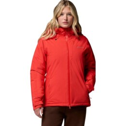 Casaco isolante Columbia Trailborne para mulher 760039 Vermelho Poppy, tamanho M