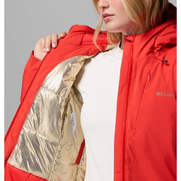 Chaqueta aislante para mujer Columbia Trailborne 760039, rojo amapola, talla M