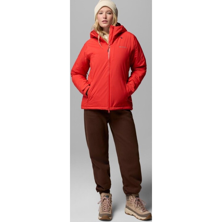Chaqueta aislante para mujer Columbia Trailborne 760039, rojo amapola, talla M