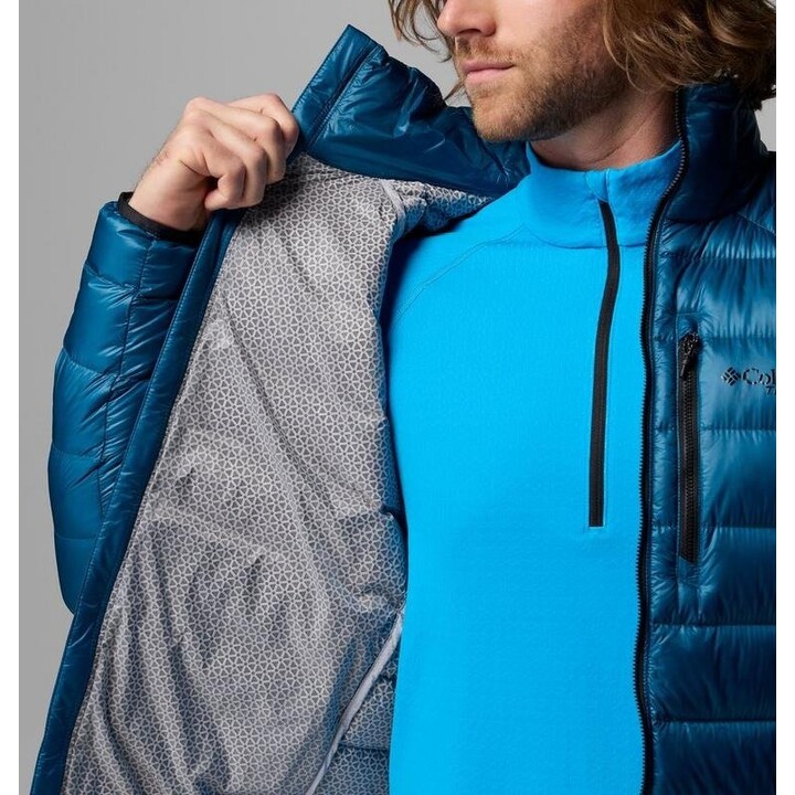 Chaqueta de plumón Columbia Arctic Crest 761114, azul Phoenix, talla M