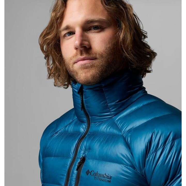 Chaqueta de plumón Columbia Arctic Crest 761114, azul Phoenix, talla M