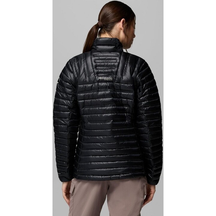 Chaqueta de plumón Columbia Endeavour Mountain para mujer 760017, negra, talla S