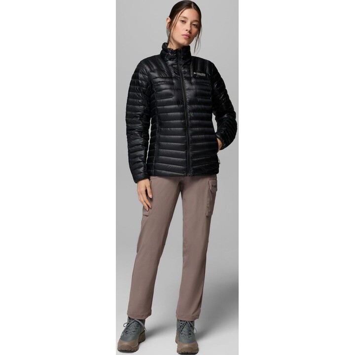 Chaqueta de plumón Columbia Endeavour Mountain para mujer 760017, negra, talla S