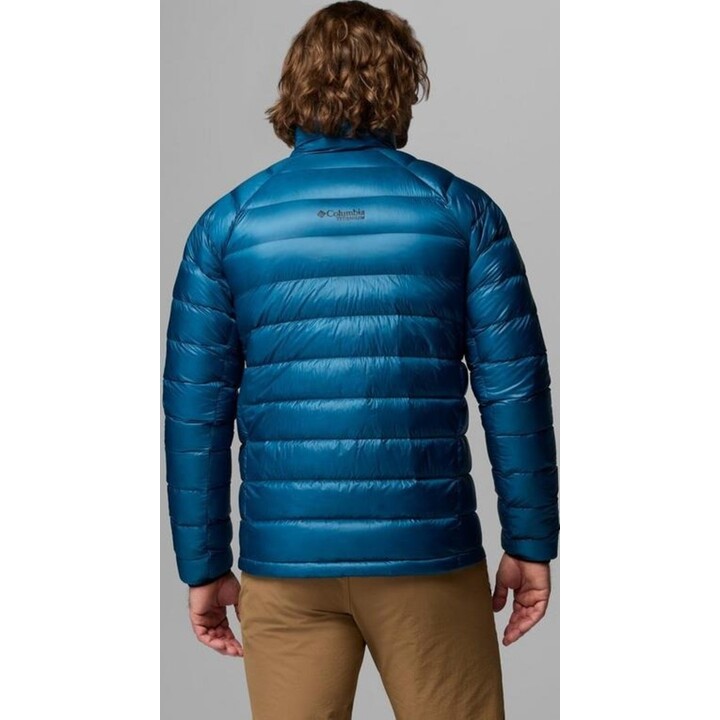 Columbia Arctic Crest Down Jacket 761230 Phoenix Blue Large