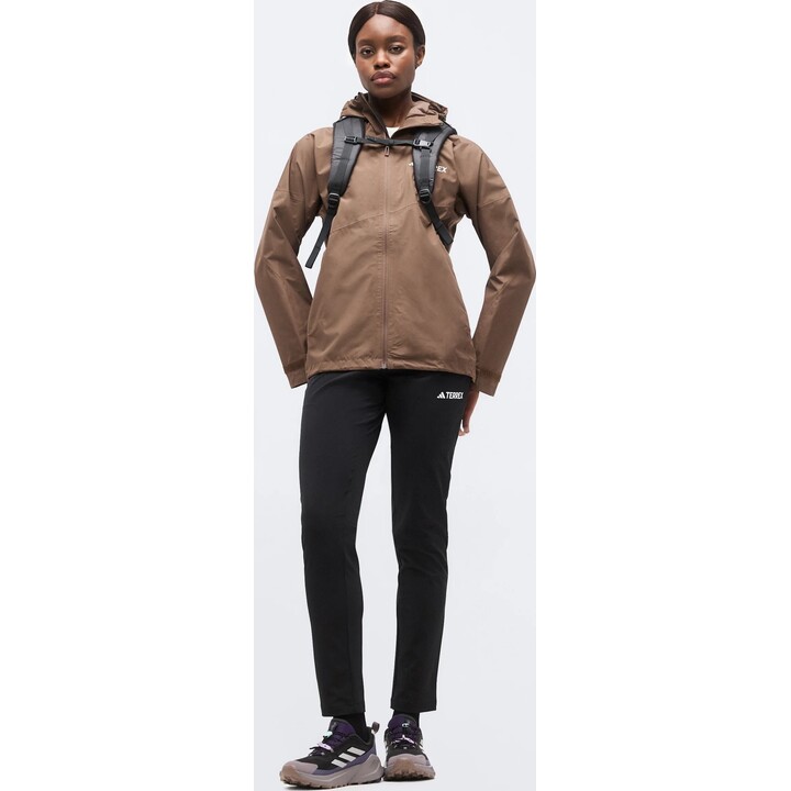 Chaqueta Adidas Terrex Xperior 2L GORE-TEX Performance para mujer 717809 Earth Strata, talla XS