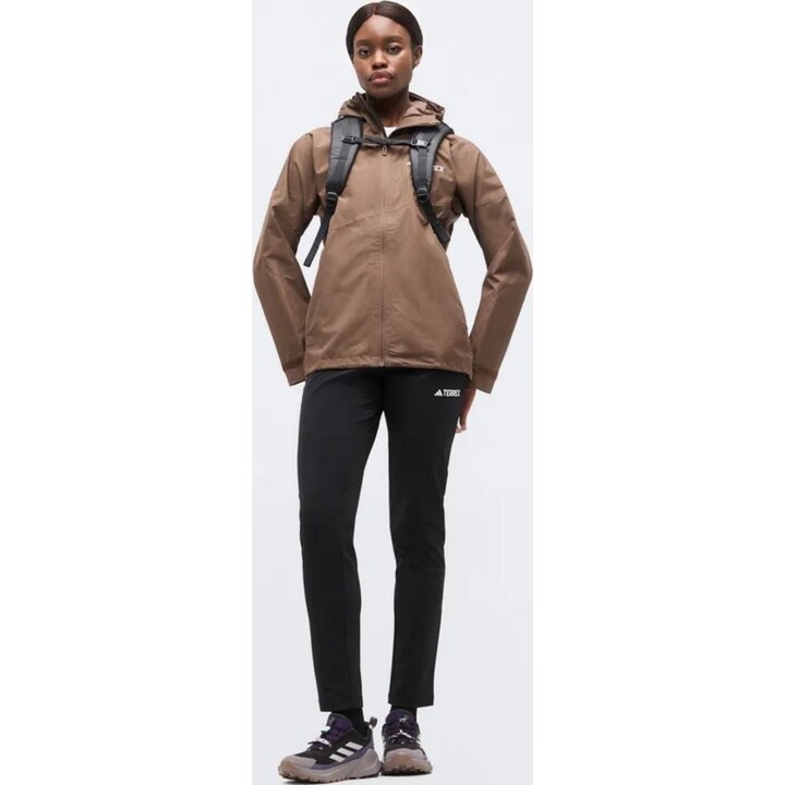 Chaqueta Adidas Terrex Xperior 2L GORE-TEX Performance para mujer 717809 Earth Strata, talla XS