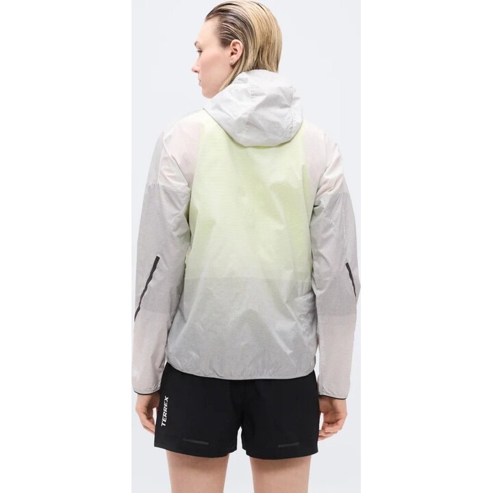Chaqueta Adidas Terrex Xperior CLIMA365 Light Windweave para mujer 717954, negra y blanca, talla M