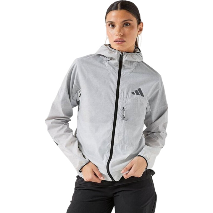 Chaqueta Adidas Terrex Xperior CLIMA365 Light Windweave para mujer 717832, negra y blanca, talla XS