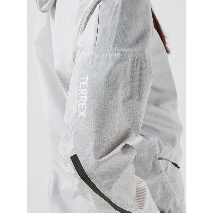 Chaqueta Adidas Terrex Xperior CLIMA365 Light Windweave para mujer 717832, negra y blanca, talla XS