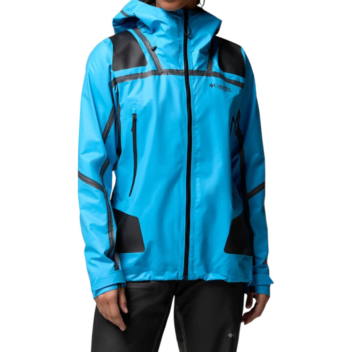 Chaqueta shell Columbia Whistler Peak para mujer 730572, azul Compass, talla XS