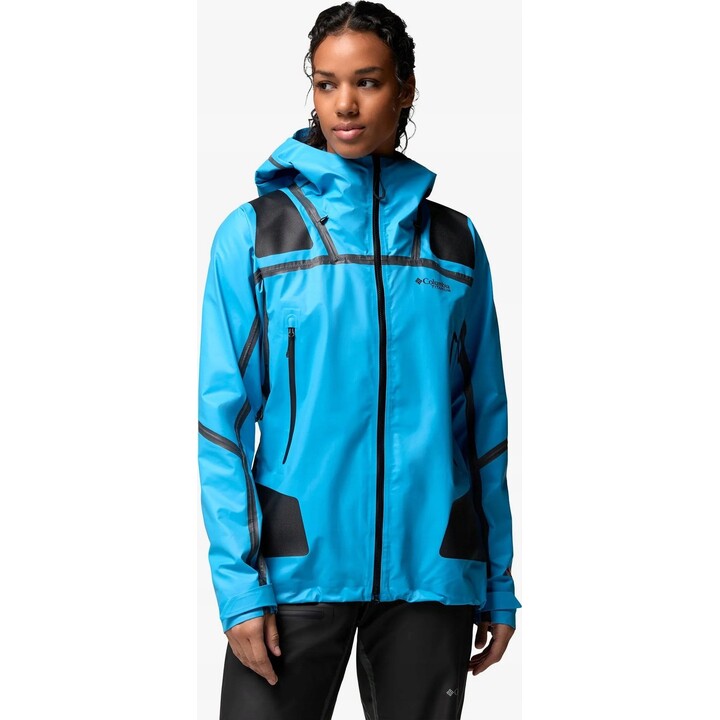 Chaqueta shell Columbia Whistler Peak para mujer 730572, azul Compass, talla XS