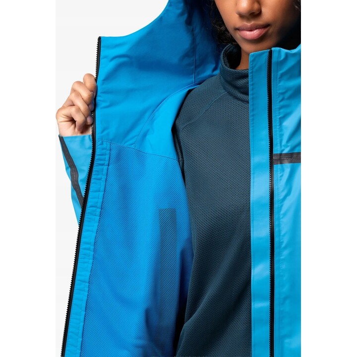 Chaqueta shell Columbia Whistler Peak para mujer 730572, azul Compass, talla XS