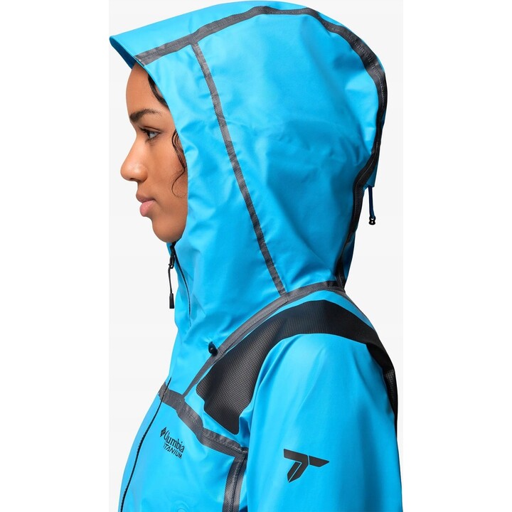 Chaqueta shell Columbia Whistler Peak para mujer 730572, azul Compass, talla XS