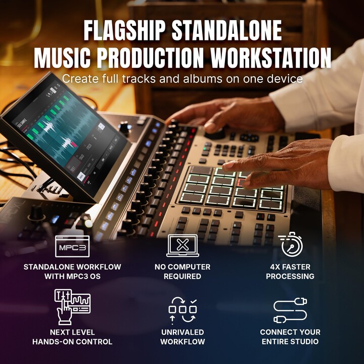 Estación de trabajo con sampler y secuenciador MPC XL de Akai Professional