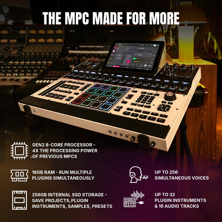 Estación de trabajo con sampler y secuenciador MPC XL de Akai Professional