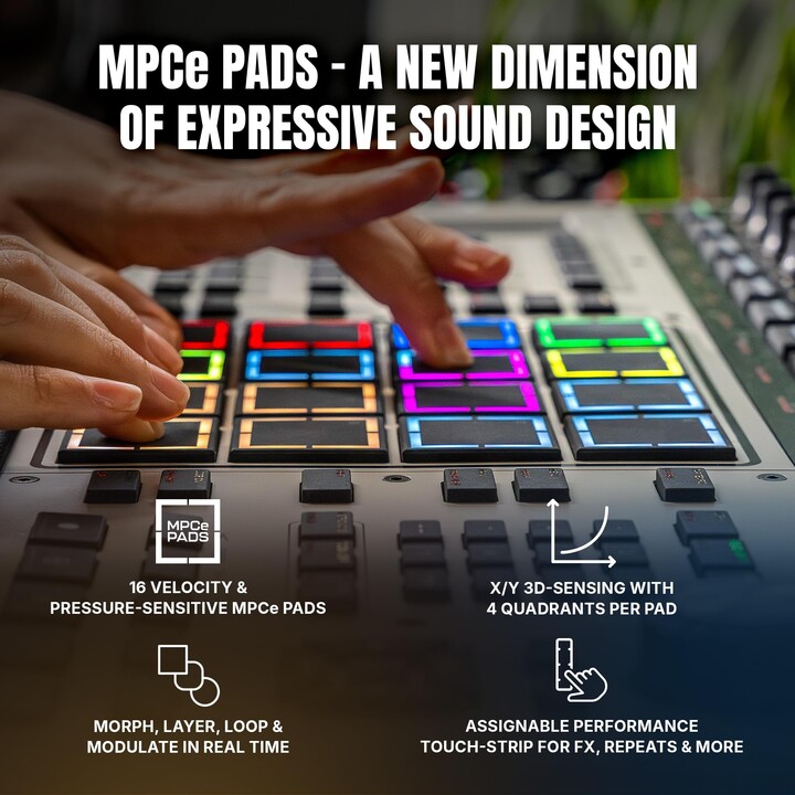 Estación de trabajo con sampler y secuenciador MPC XL de Akai Professional