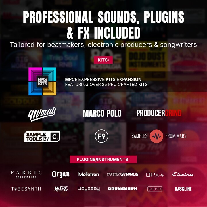 Estación de trabajo con sampler y secuenciador MPC XL de Akai Professional