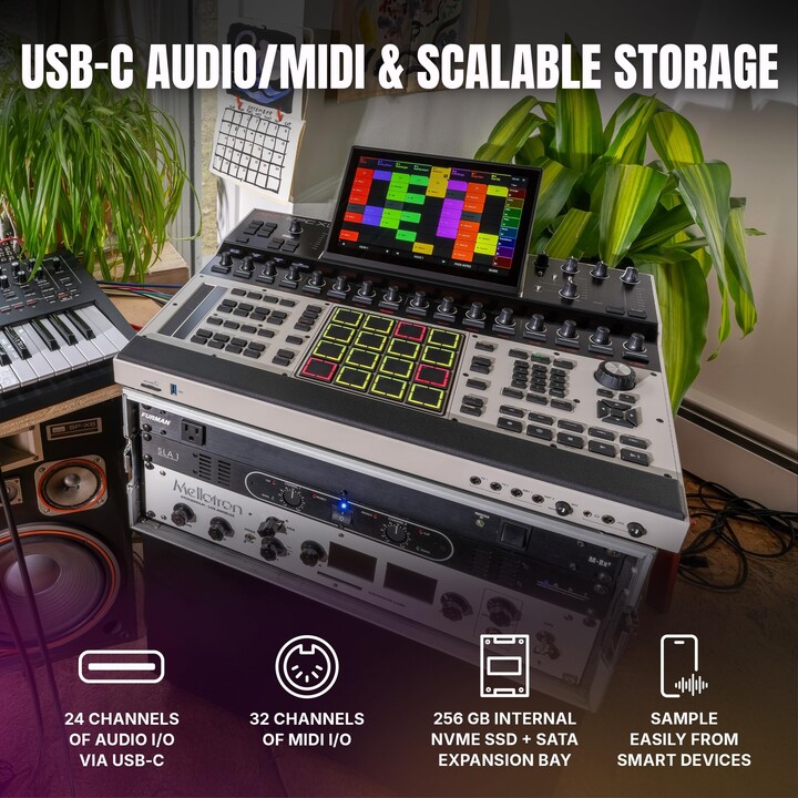 Estación de trabajo con sampler y secuenciador MPC XL de Akai Professional