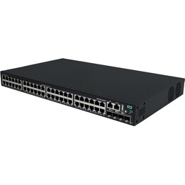 Switch HPE Networking CW 2150 S6X53A#ABB com 48 portas PoE+ e 4 portas SFP+, 390 W