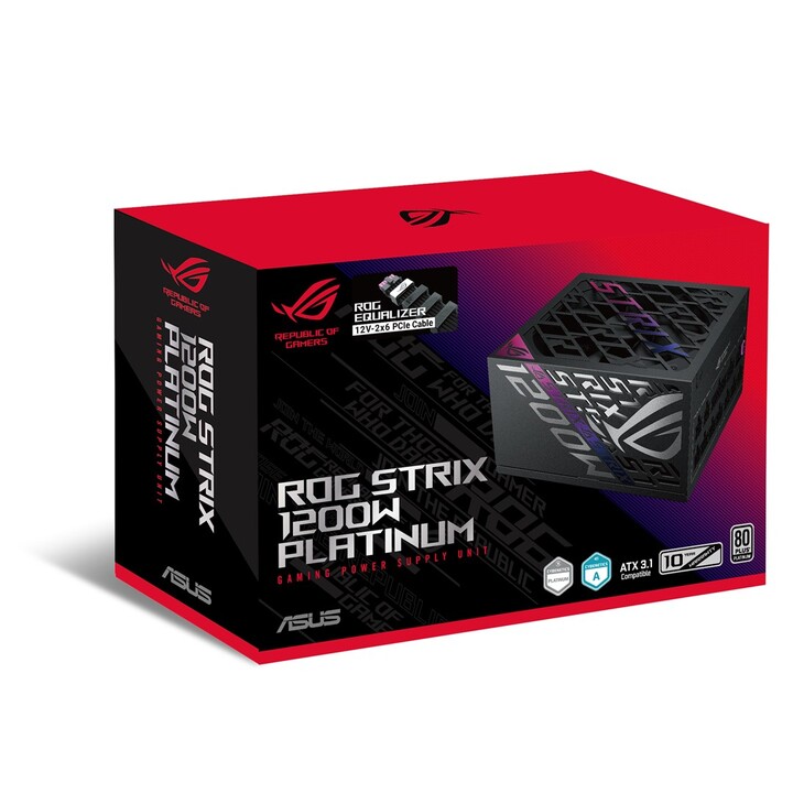 ASUS ROG -STRIX-1200P-GAMING-E 1200 W 20+4 pines ATX Negro, Multicolor