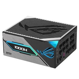Alimentatore ASUS ROG THOR-1000P3-GAMING-E da 1000 W con connettore ATX 20+4 pin, colore nero.