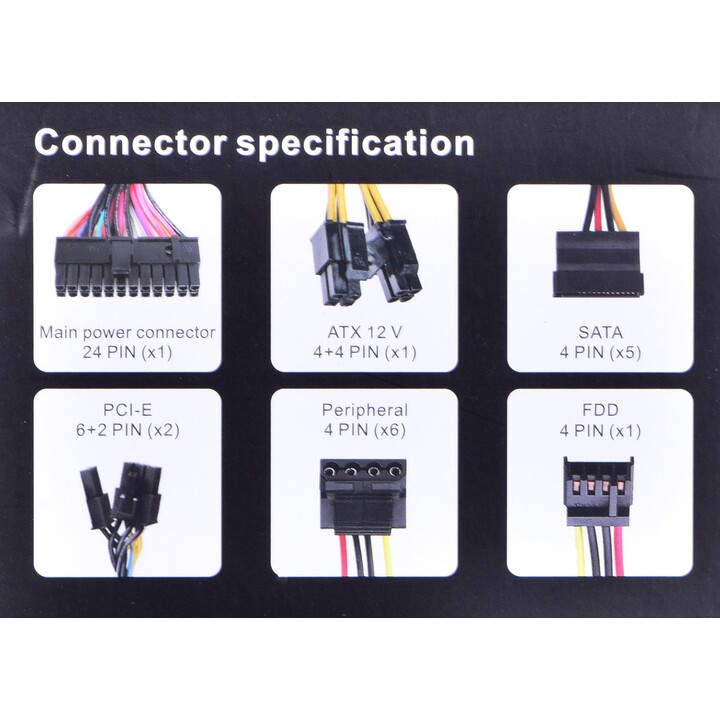 Thermaltake Litepower RGB PS-LTP-0650NHSANE-1 Power Supply (650 W; Active; 120 mm)