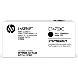 HP 657X CF470XC Schwarz-LaserJet-Tonerpatrone mit hoher Ergiebigkeit für Vertragskunden