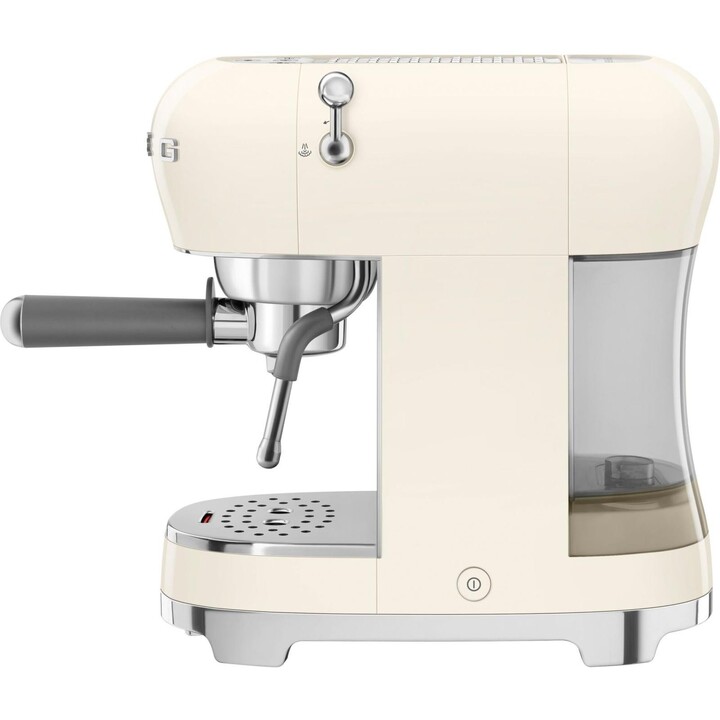 Smeg Espressomaschine im 50er-Jahre-Stil ECF02CREU in Creme
