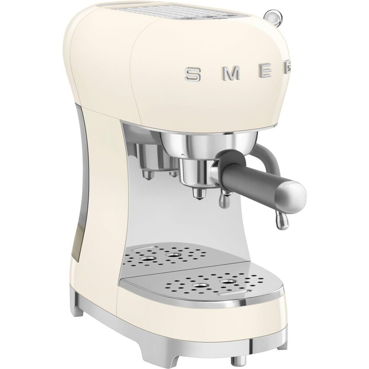 Smeg 50s Style ECF02CREU Espresso Coffee Machine Cream