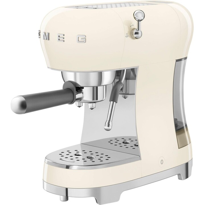 Smeg 50s Style ECF02CREU Espresso Coffee Machine Cream